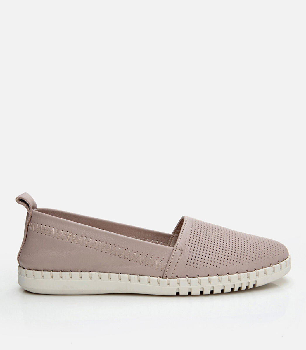 Kadın Deri Vizon Loafer