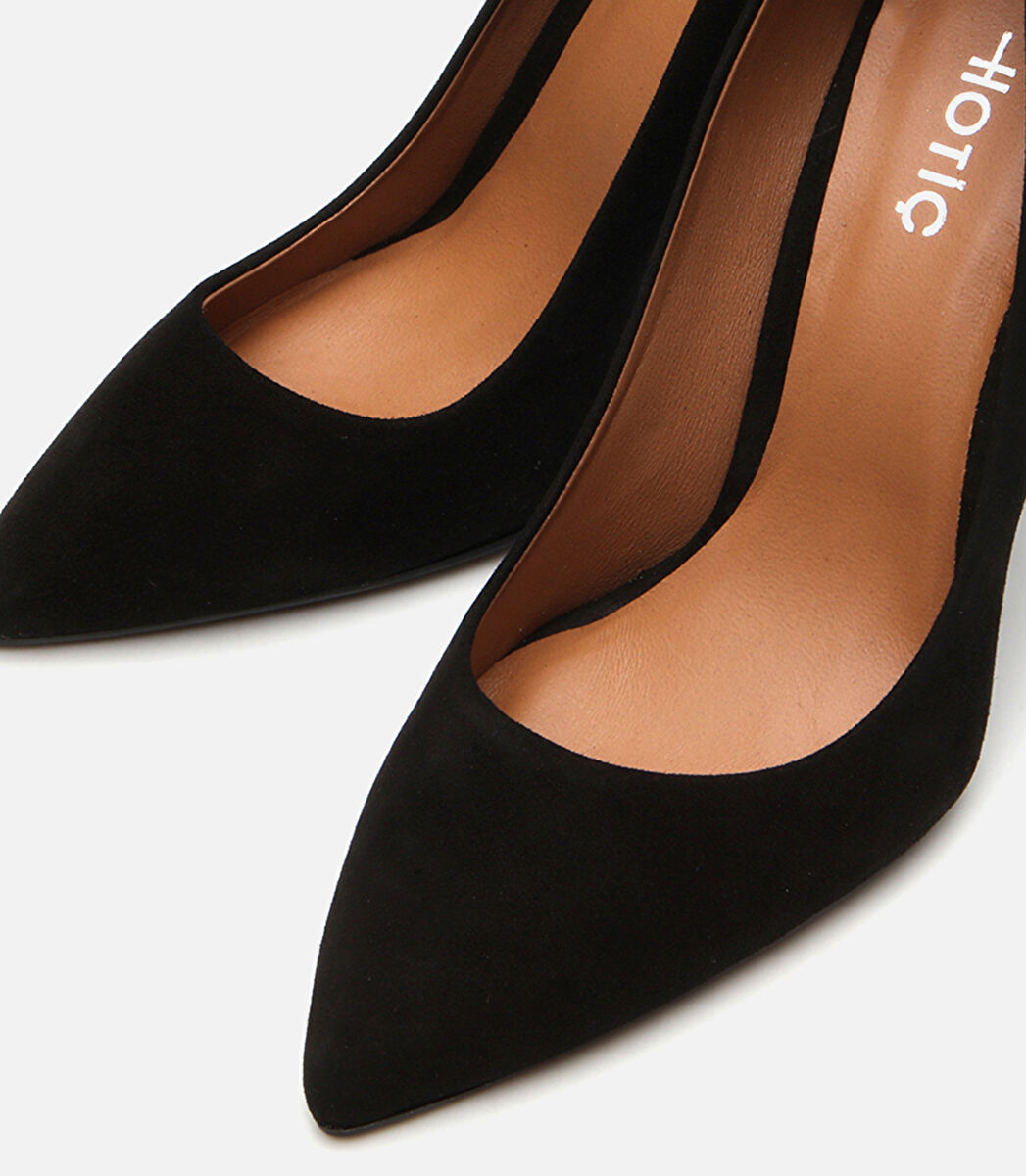 Kadın Deri Siyah Stiletto