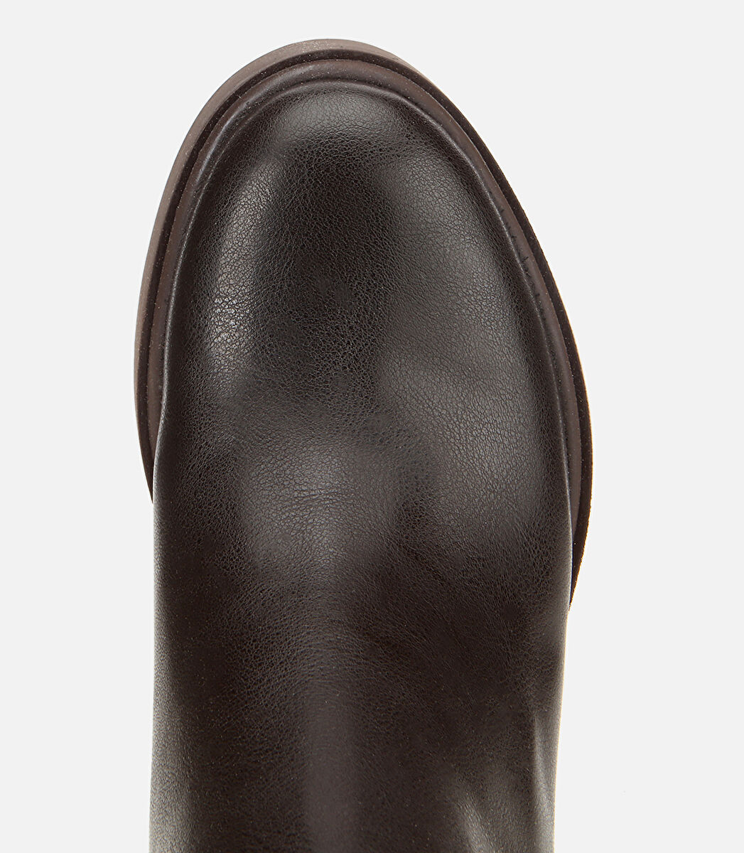 Kadın Kahverengi Yüksek Topuklu Çizme