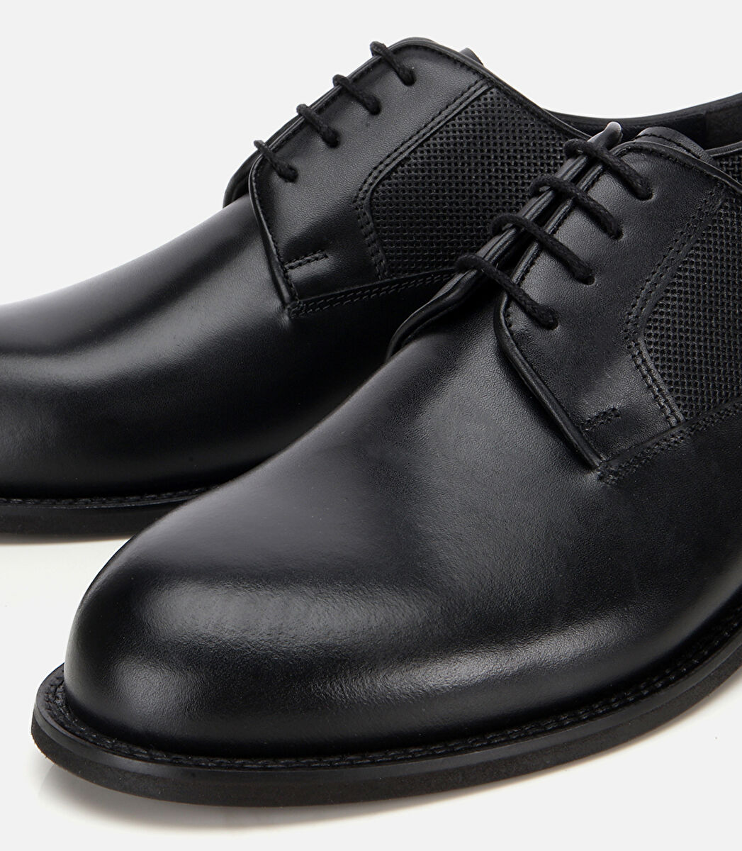 Erkek Deri Siyah Klasik Ayakkabı