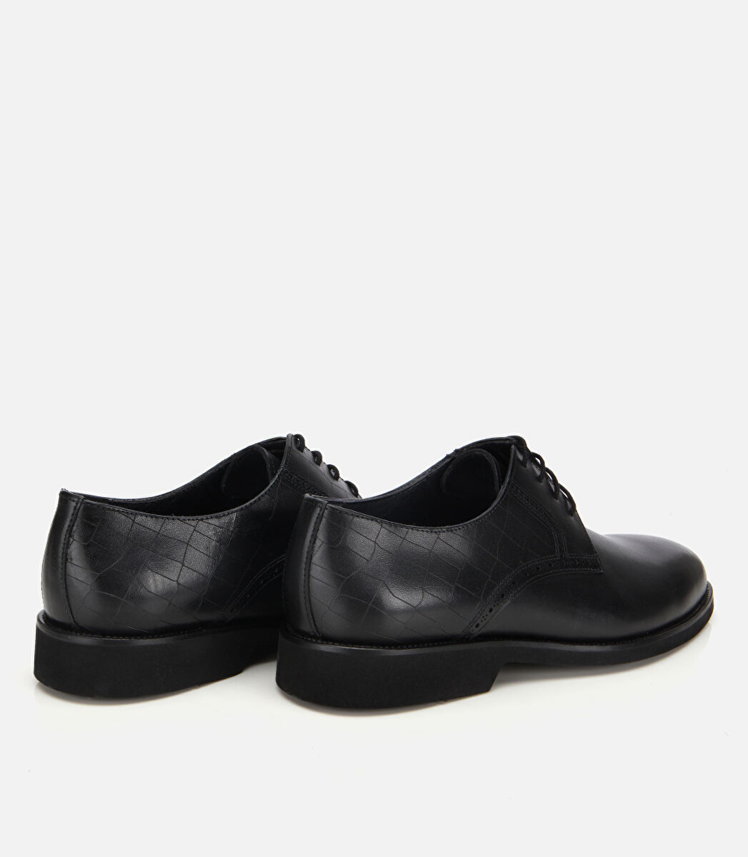 Erkek Deri Siyah Klasik Ayakkabı