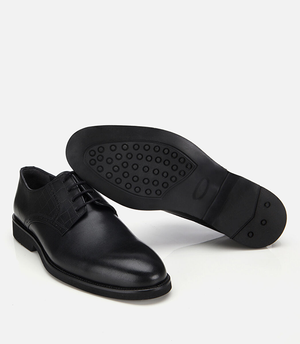 Erkek Deri Siyah Klasik Ayakkabı