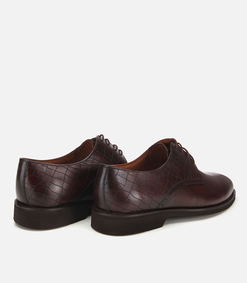 Erkek Deri Kahverengi Klasik Ayakkabı