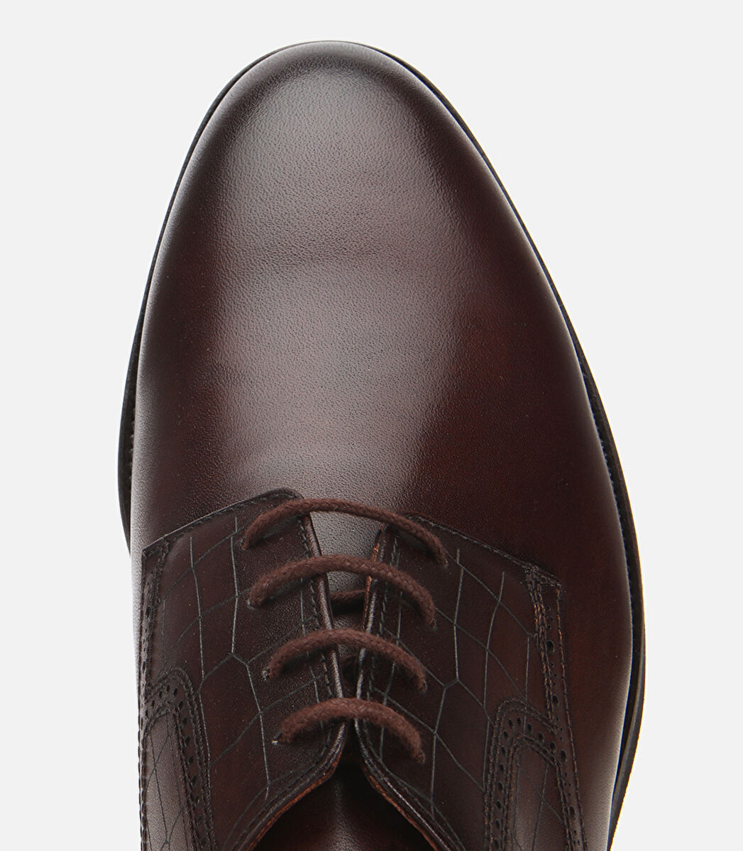 Erkek Deri Kahverengi Klasik Ayakkabı