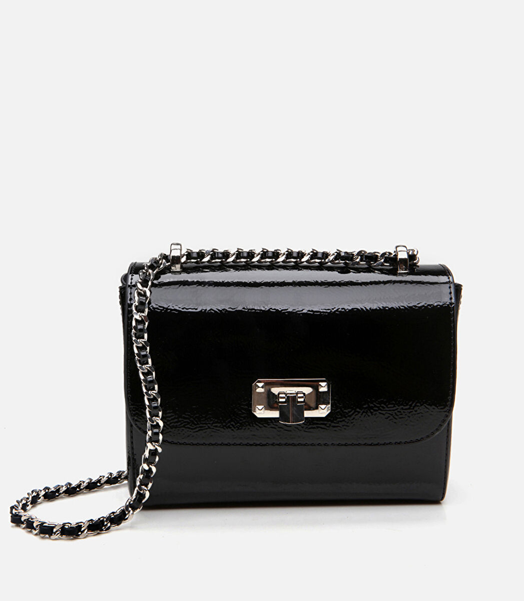 Kadın Siyah Mini (Çapraz) Çanta