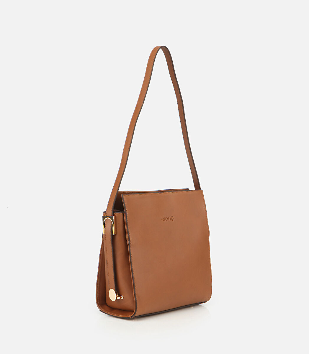 Kadın Deri Taba Omuz Çantası