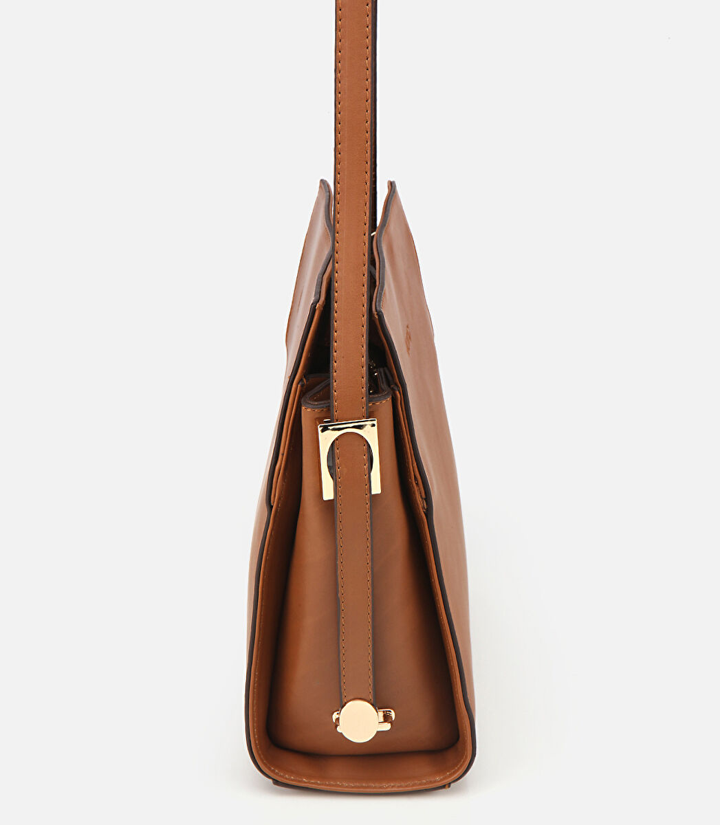 Kadın Deri Taba Omuz Çantası