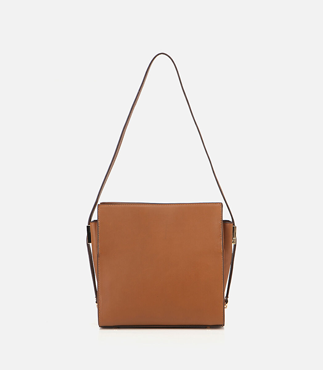 Kadın Deri Taba Omuz Çantası