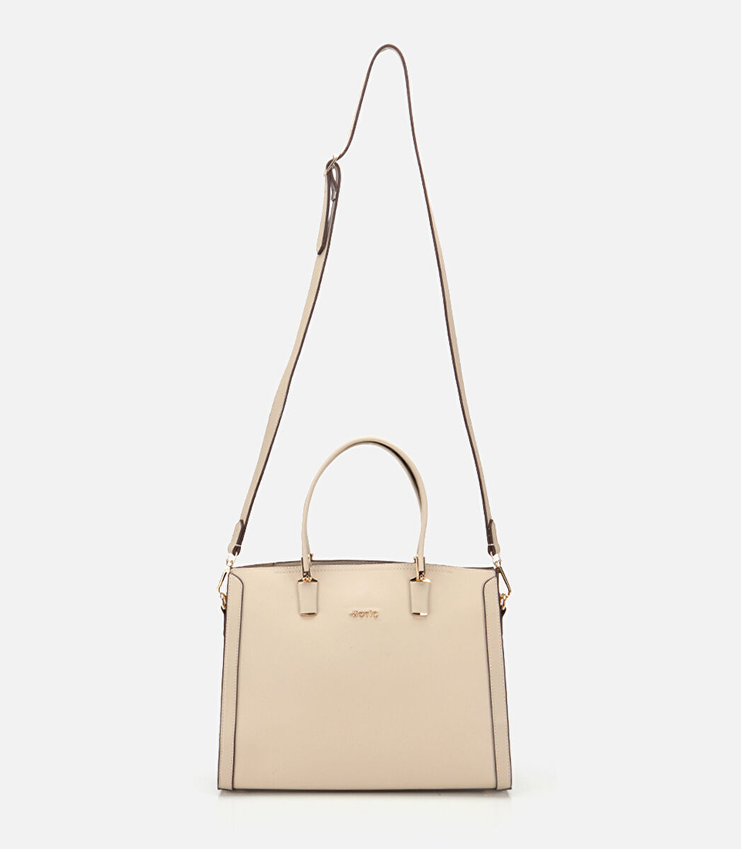 Kadın Vizon Fermuarlı Omuz Çantası