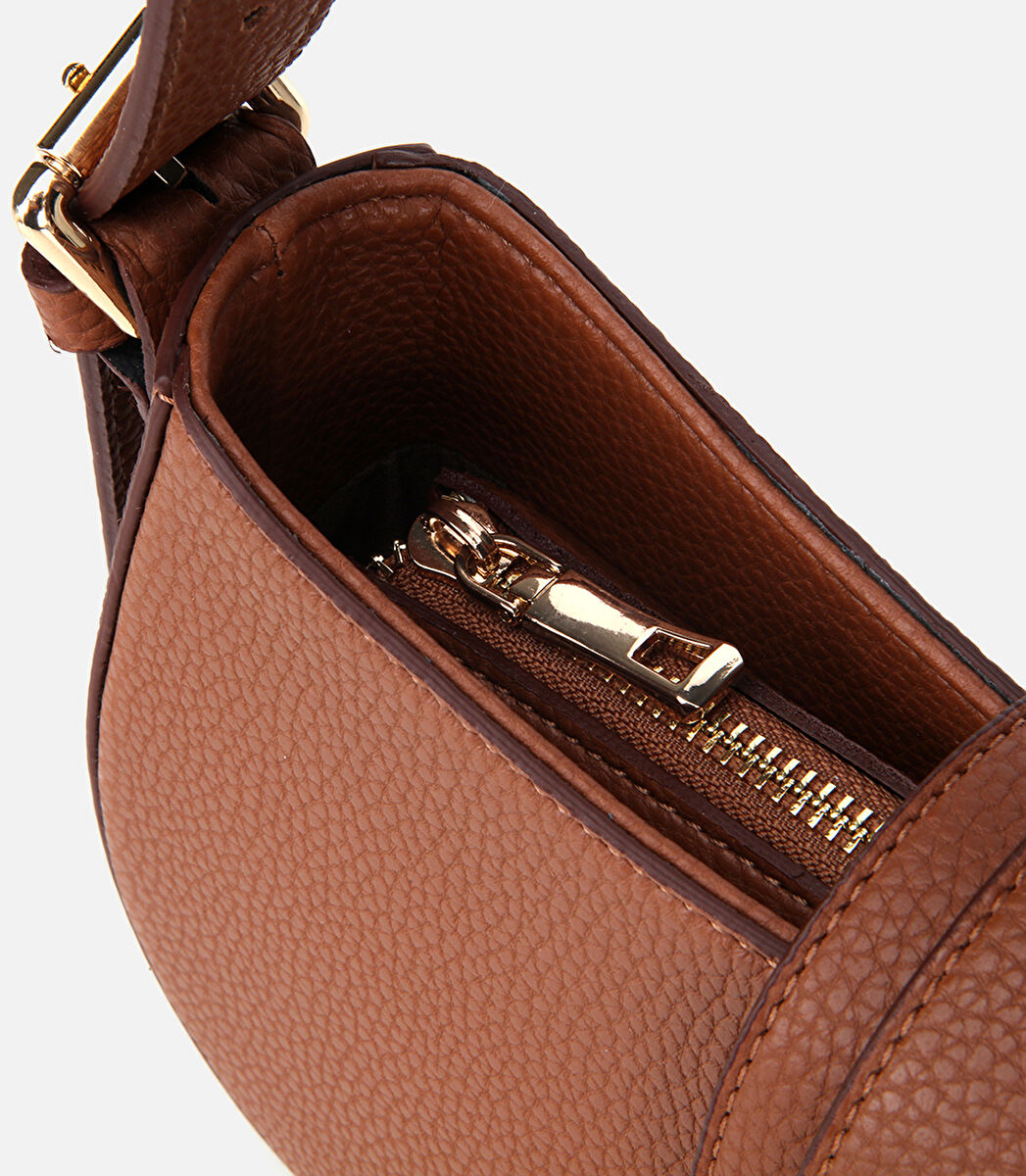 Kadın Taba Kilit Detaylı Omuz Çantası