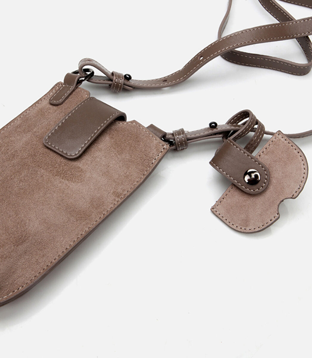 Erkek Deri Vizon Postacı Çantası