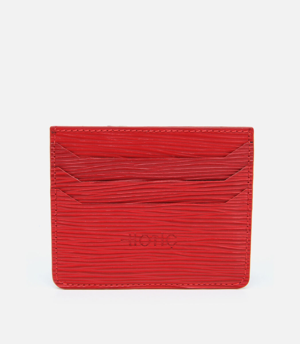 Kadın Deri Kırmızı Cüzdan