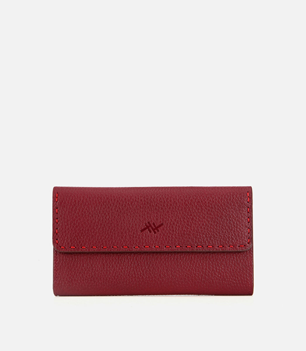 Kadın Deri Bordo Cüzdan