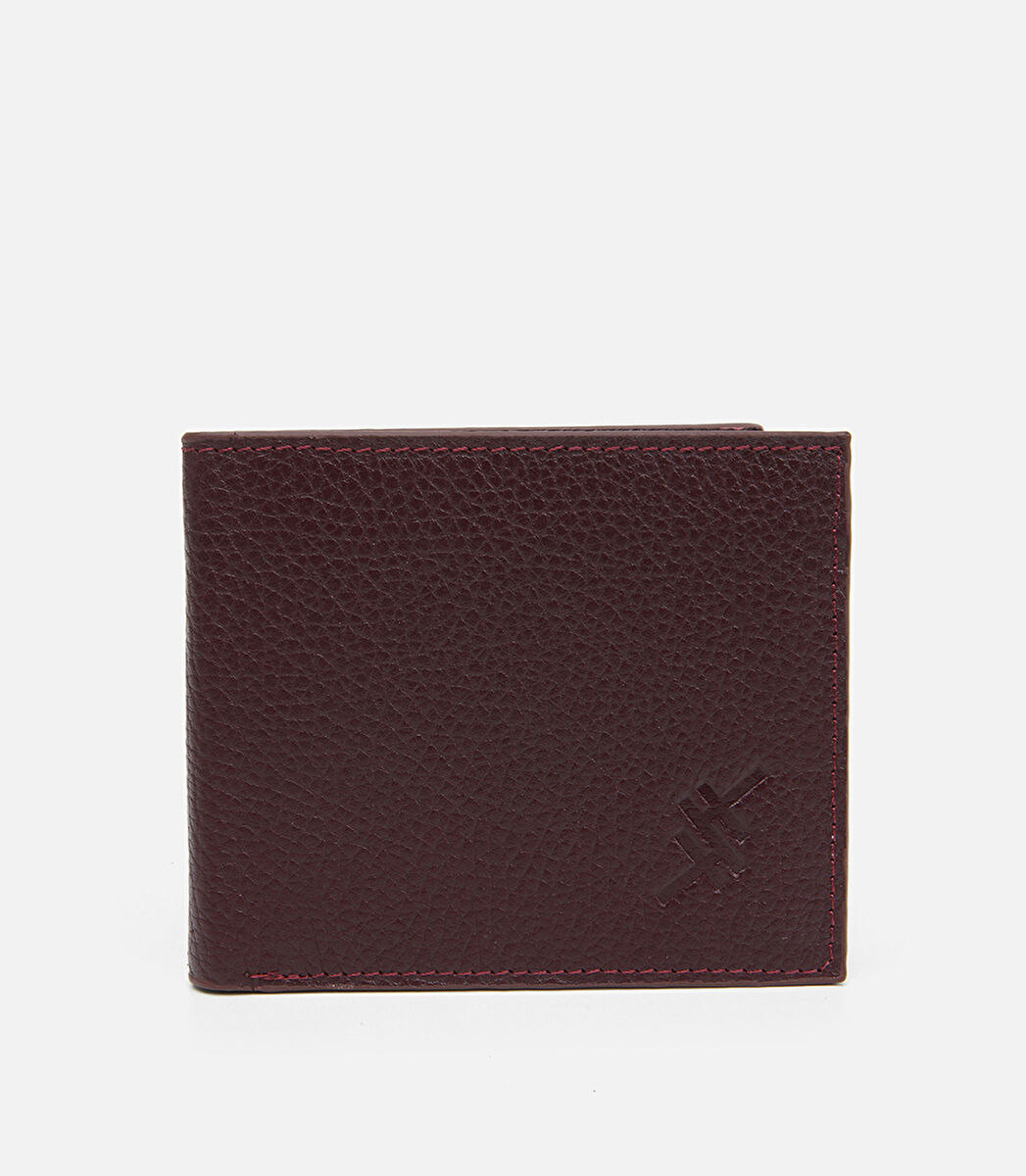 Erkek Deri Bordo Kartlık