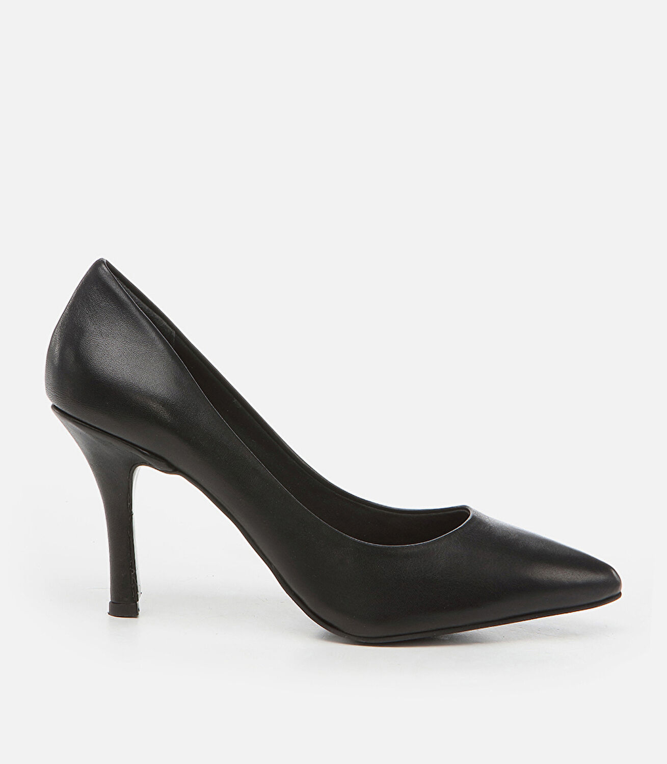 Kadın Deri Siyah Stiletto