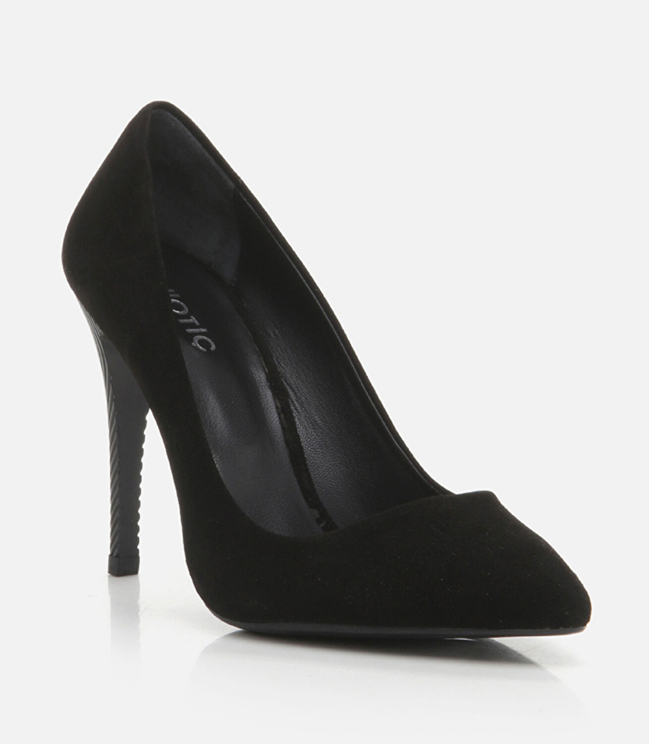 Kadın Deri Siyah Stiletto