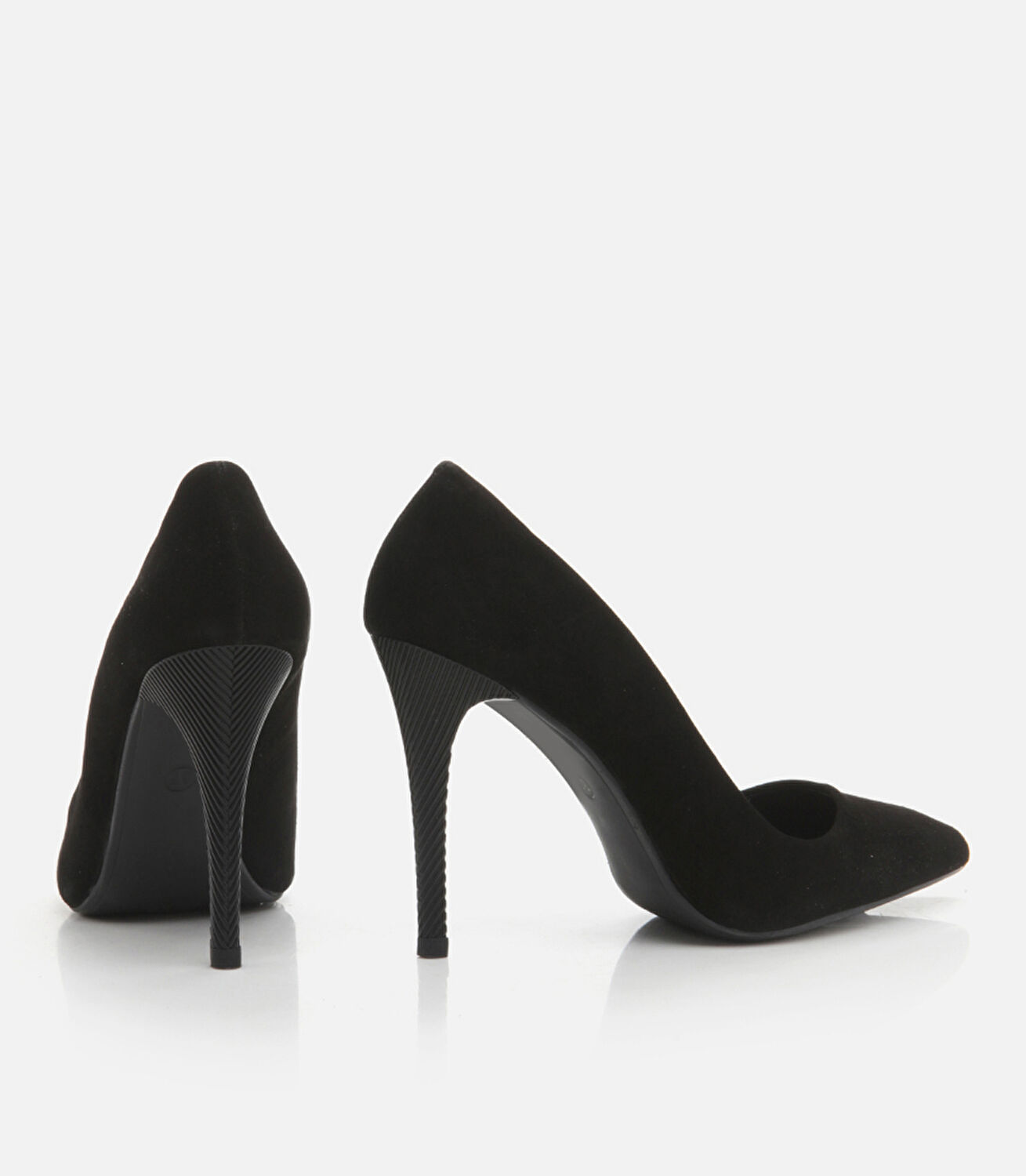 Kadın Deri Siyah Stiletto