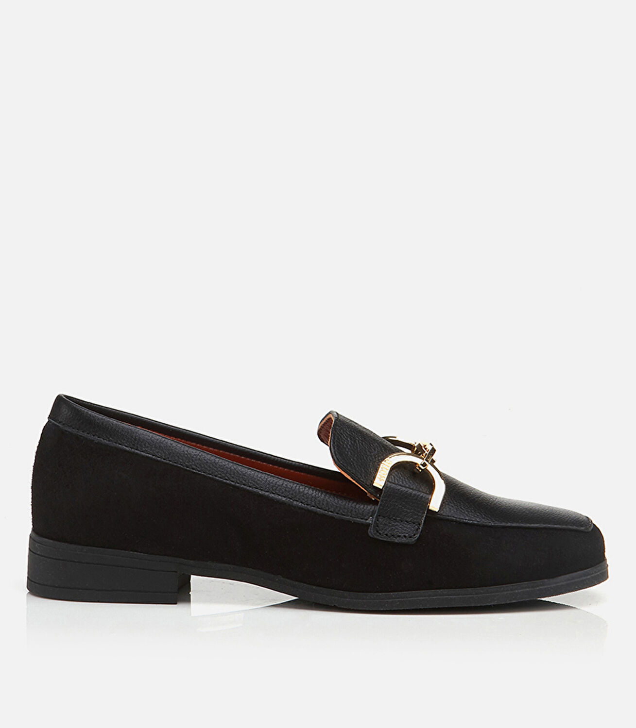 Kadın Deri Siyah Loafer
