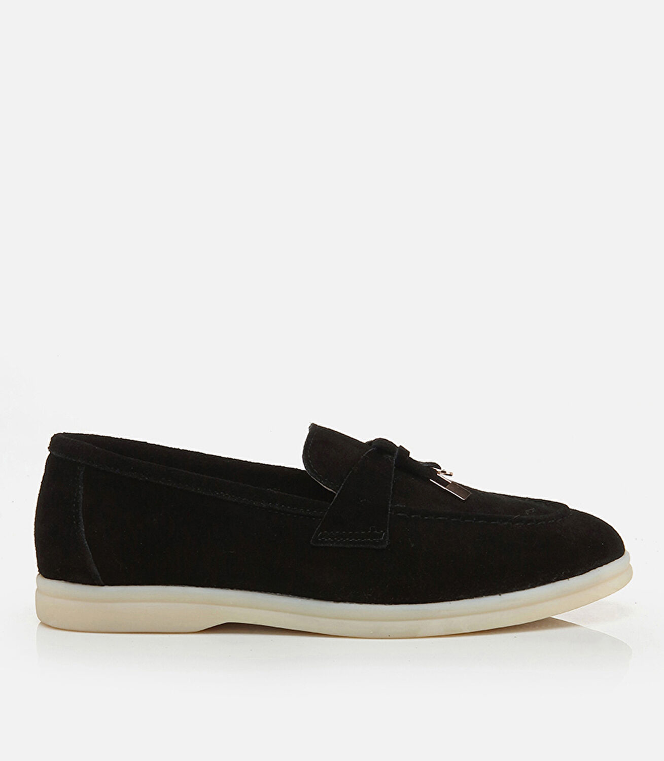 Kadın Deri Siyah Loafer