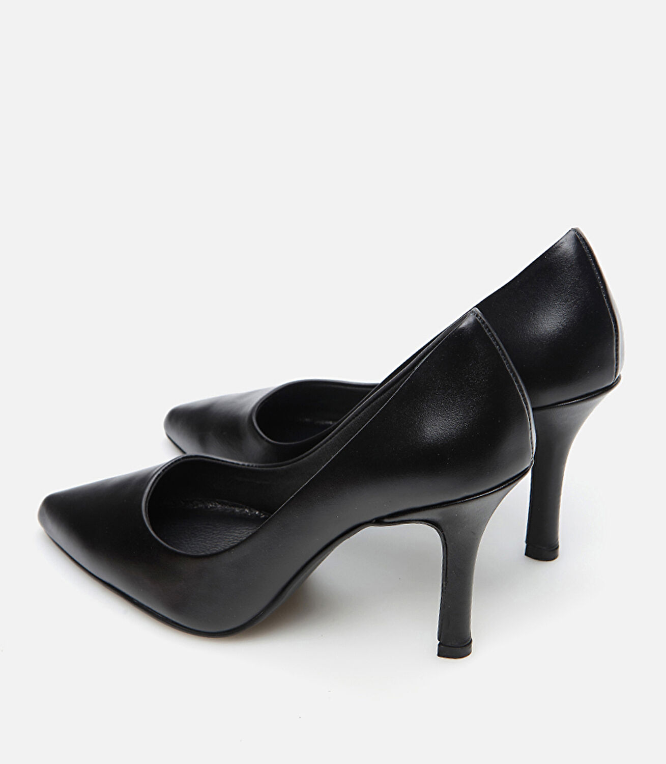 Kadın Deri Siyah Stiletto