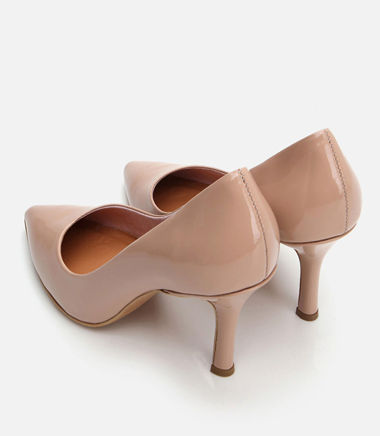 Kadın Deri Naturel Stiletto