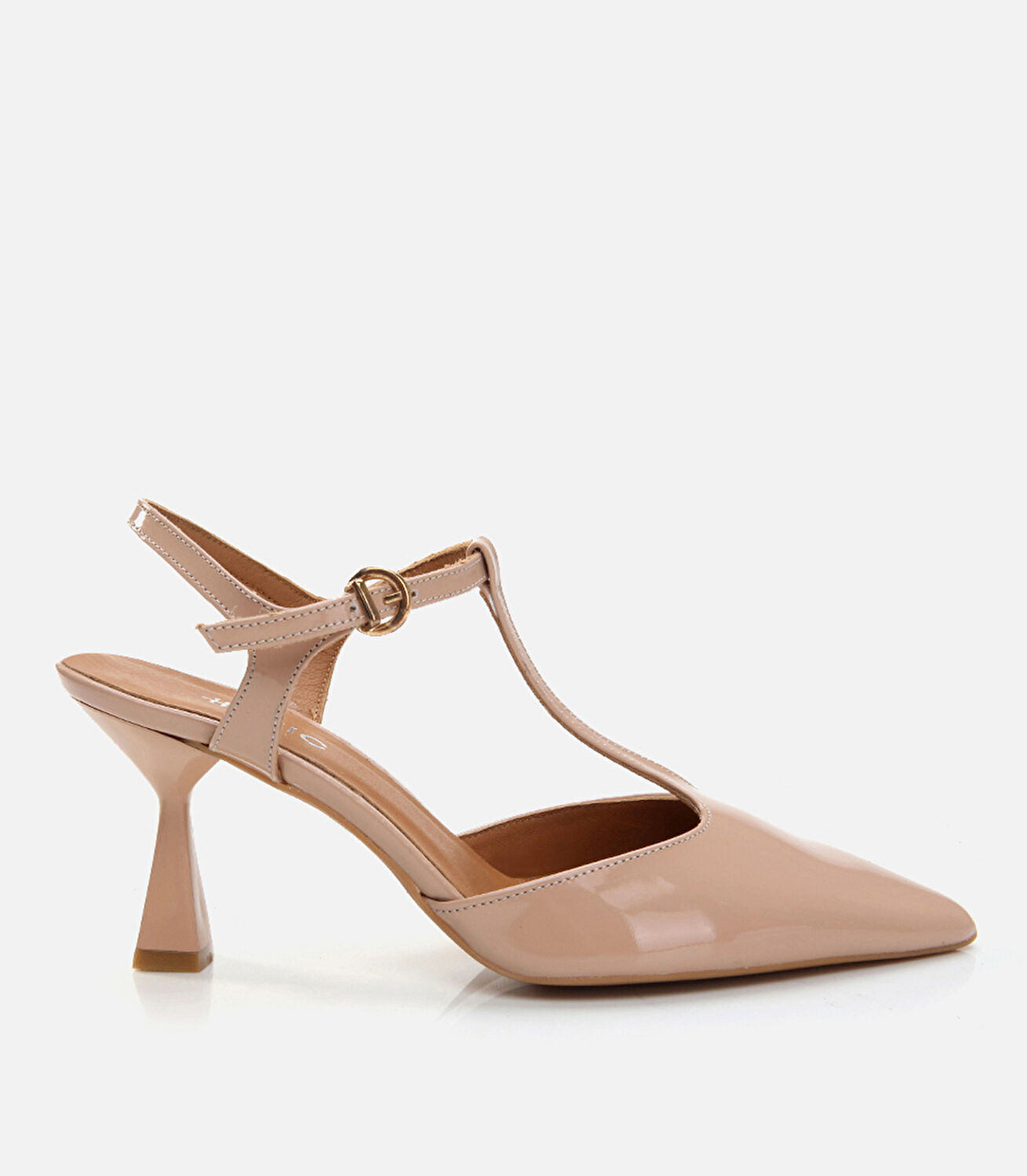 Kadın Deri Pudra Stiletto