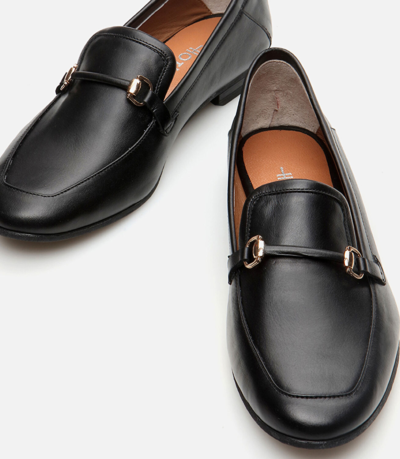 Kadın Deri Siyah Loafer