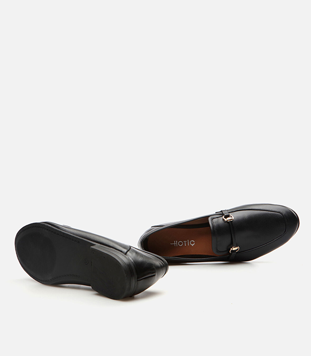 Kadın Deri Siyah Loafer