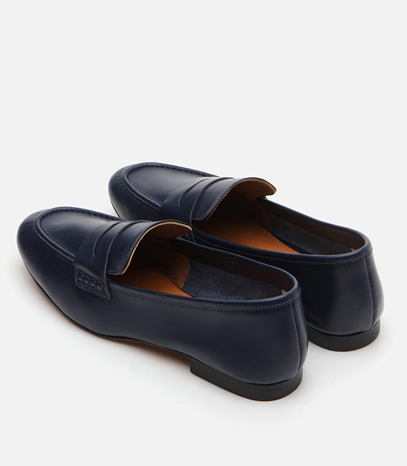 Kadın Deri Lacivert Loafer
