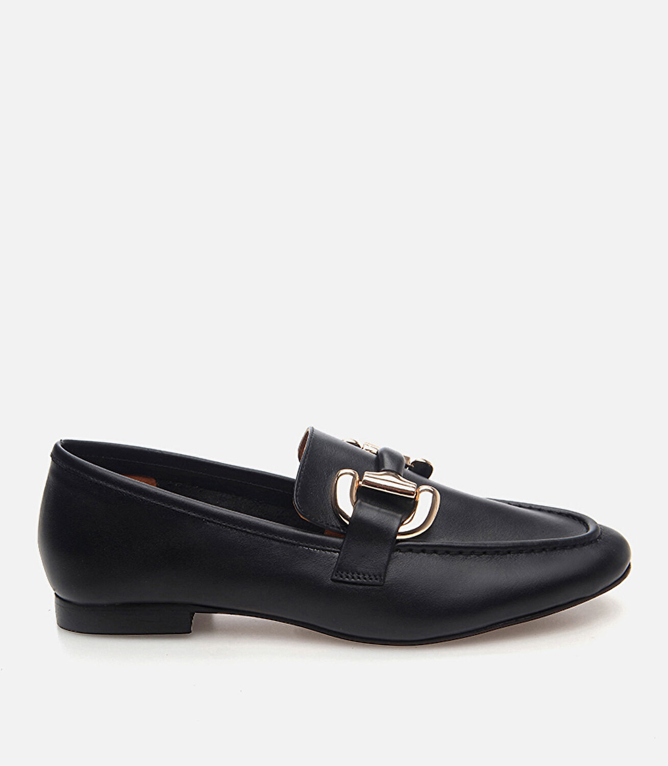 Kadın Deri Siyah Loafer