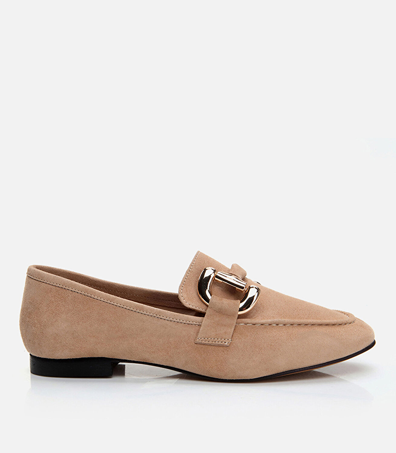 Kadın Deri Taba Loafer