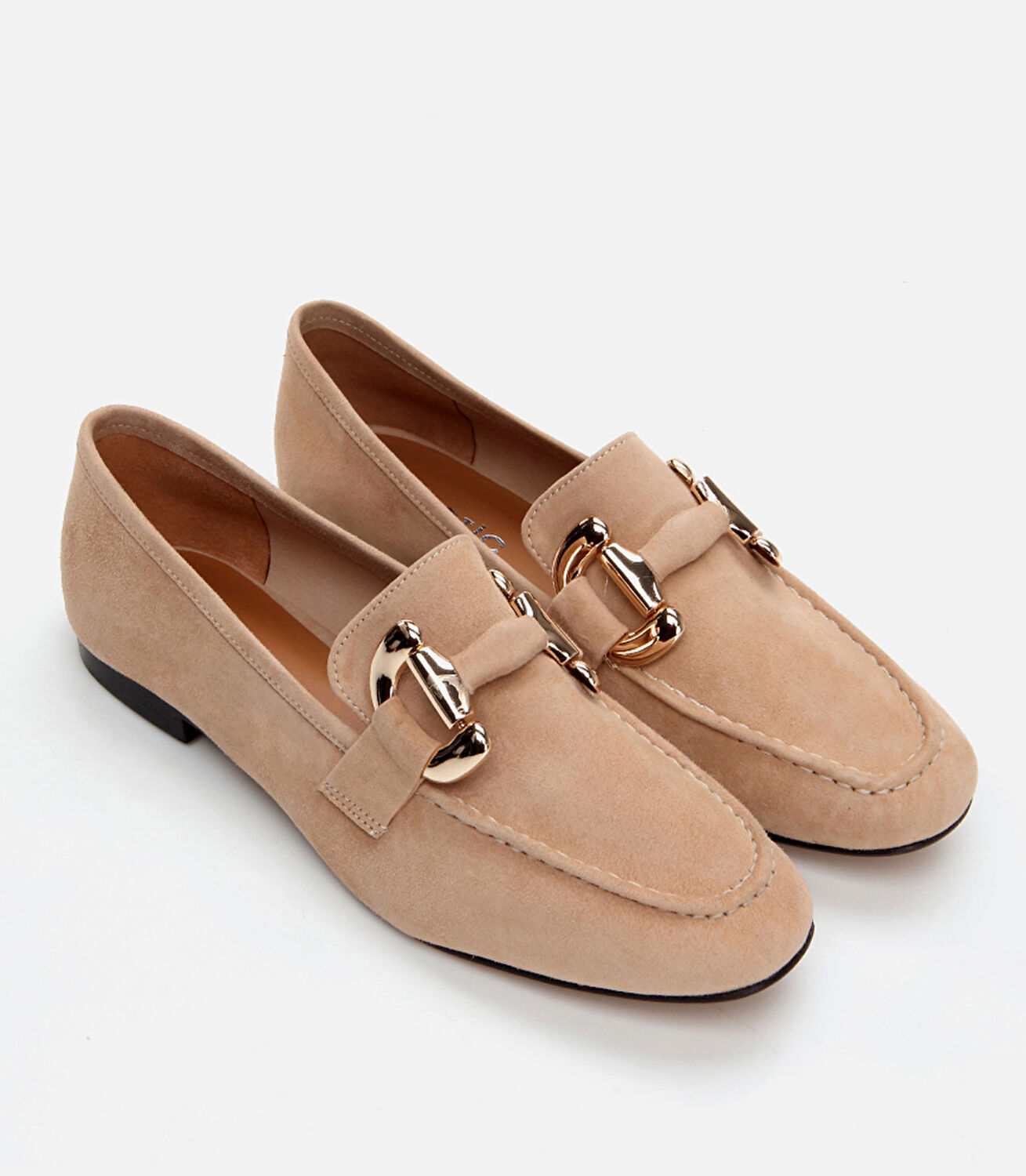 Kadın Deri Taba Loafer