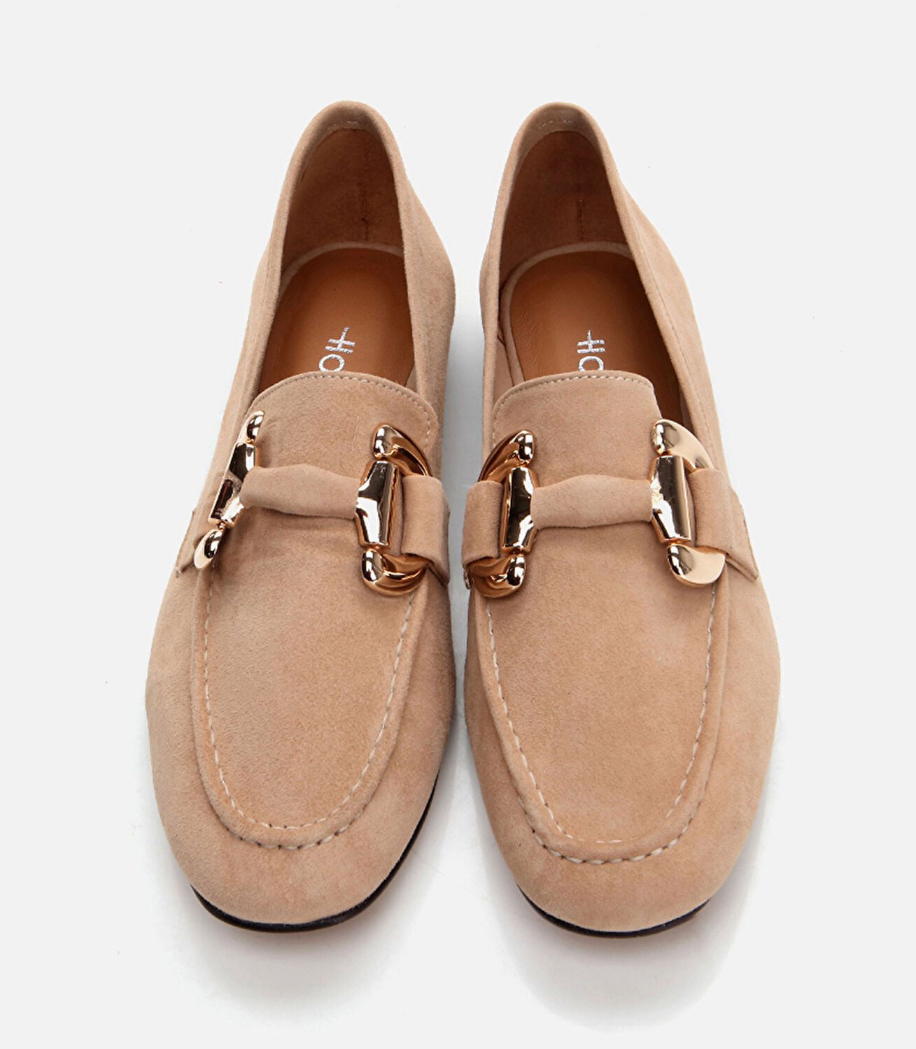 Kadın Deri Taba Loafer