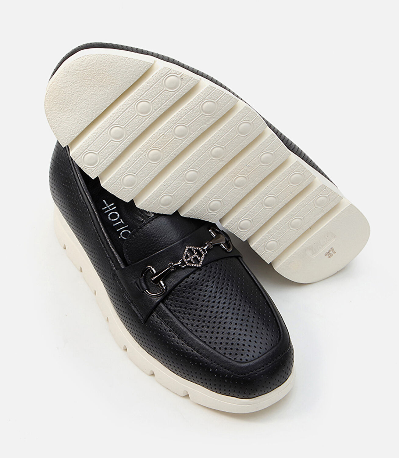 Kadın Deri Siyah Loafer