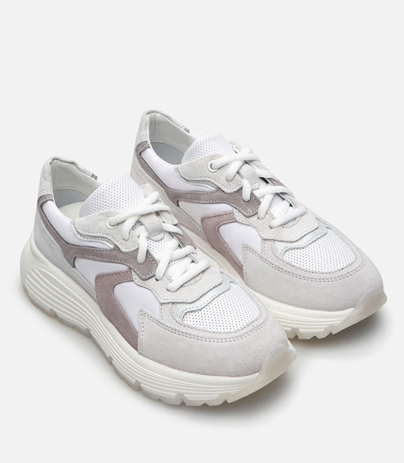 Kaya様 Kadın Deri Gri Spor Ayakkabı 01AYH284130A29635 | Hotiç