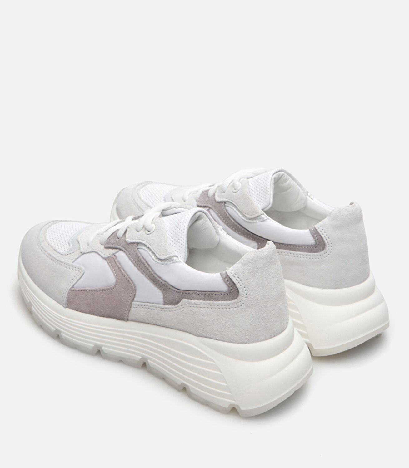 Kadın Deri Gri Spor Ayakkabı