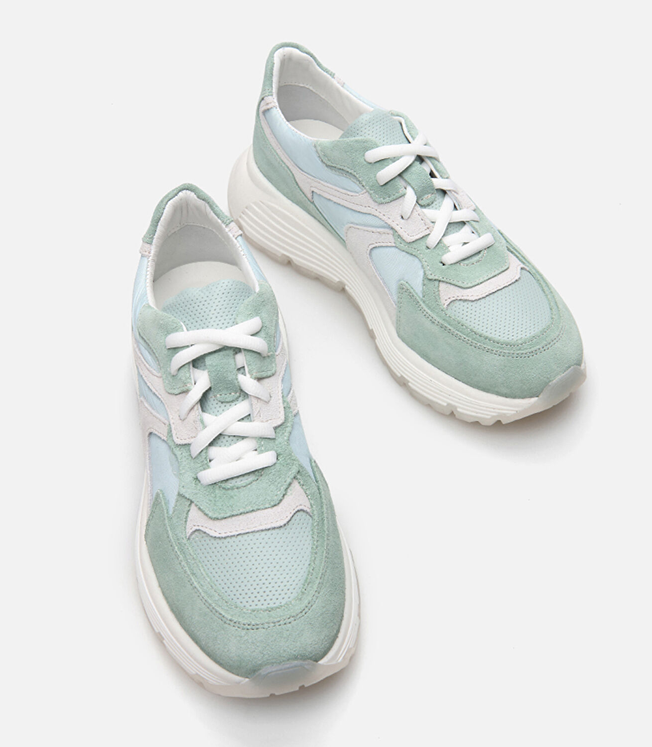 Kadın Deri Yeşil Spor Ayakkabı