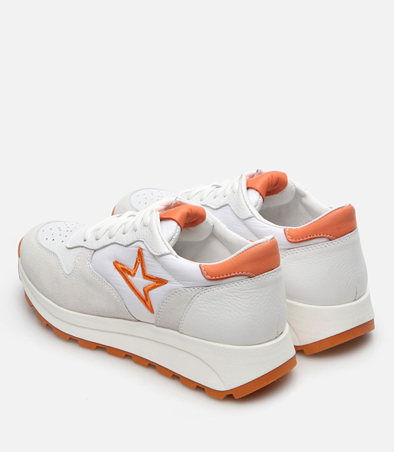 Kadın Deri Beyaz Spor Ayakkabı