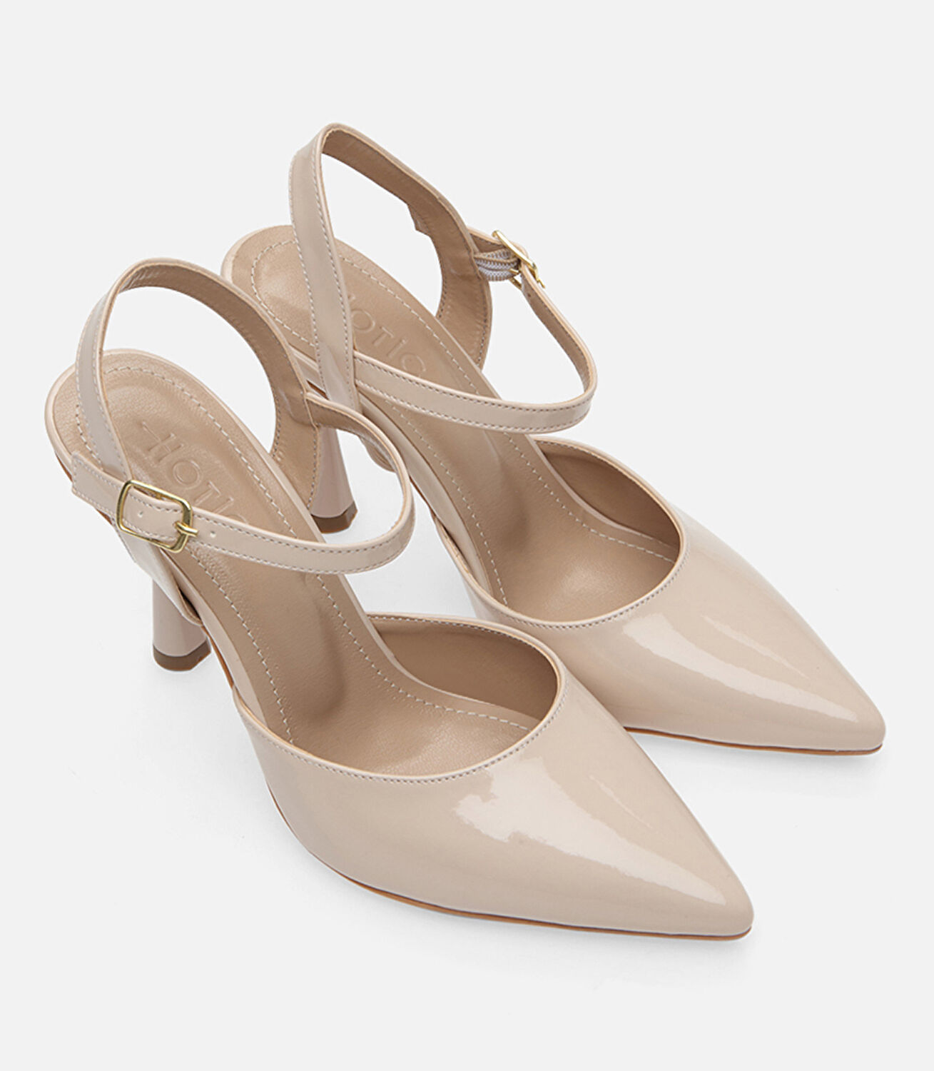 Kadın Pudra Arkası Açık Stiletto