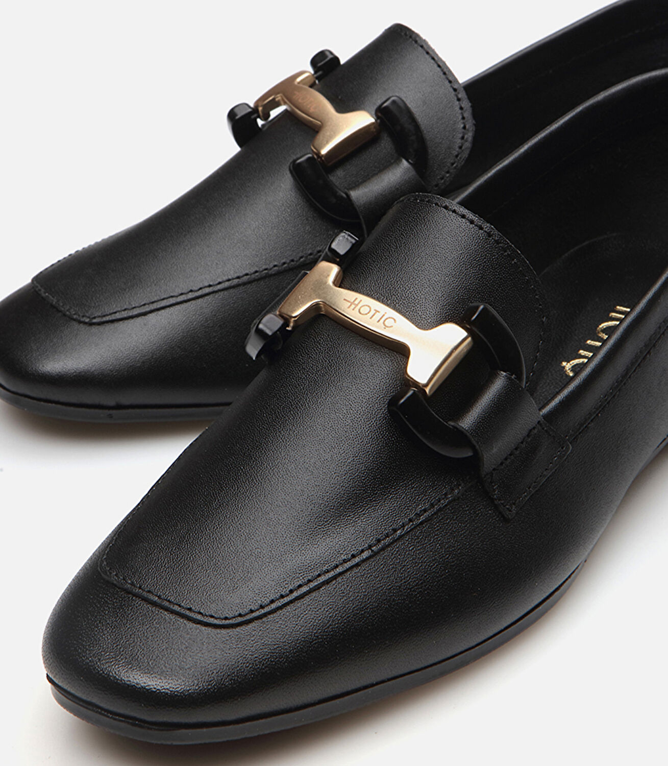 Kadın Deri Siyah Loafer