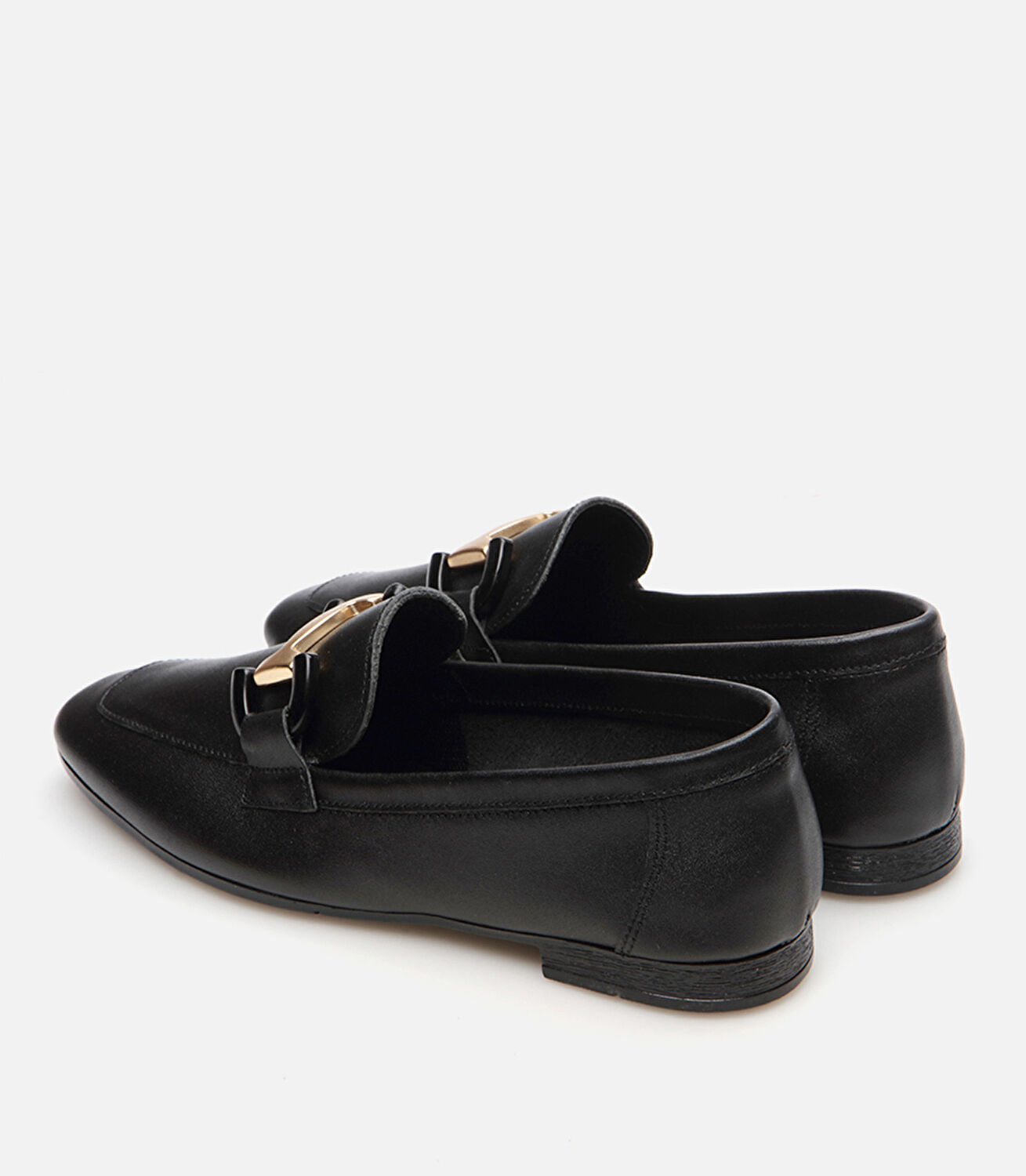 Kadın Deri Siyah Loafer