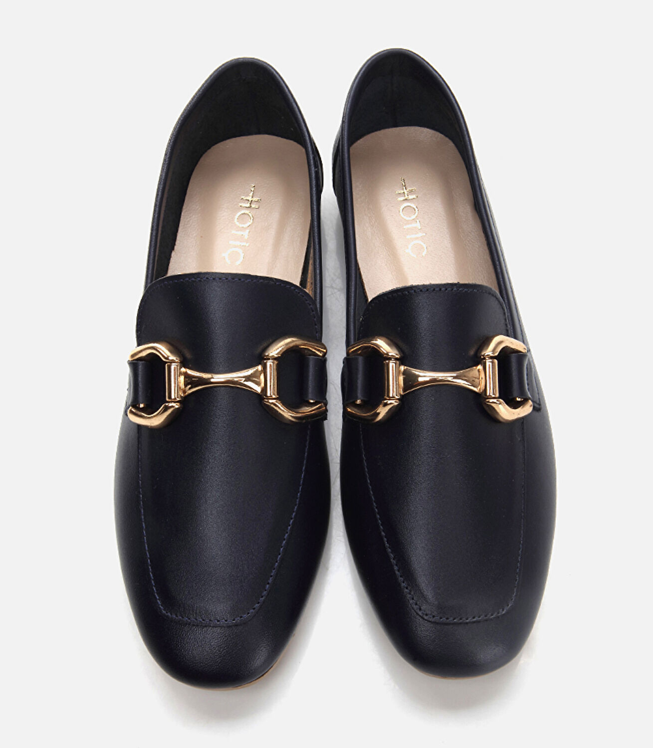 Kadın Deri Lacivert Loafer