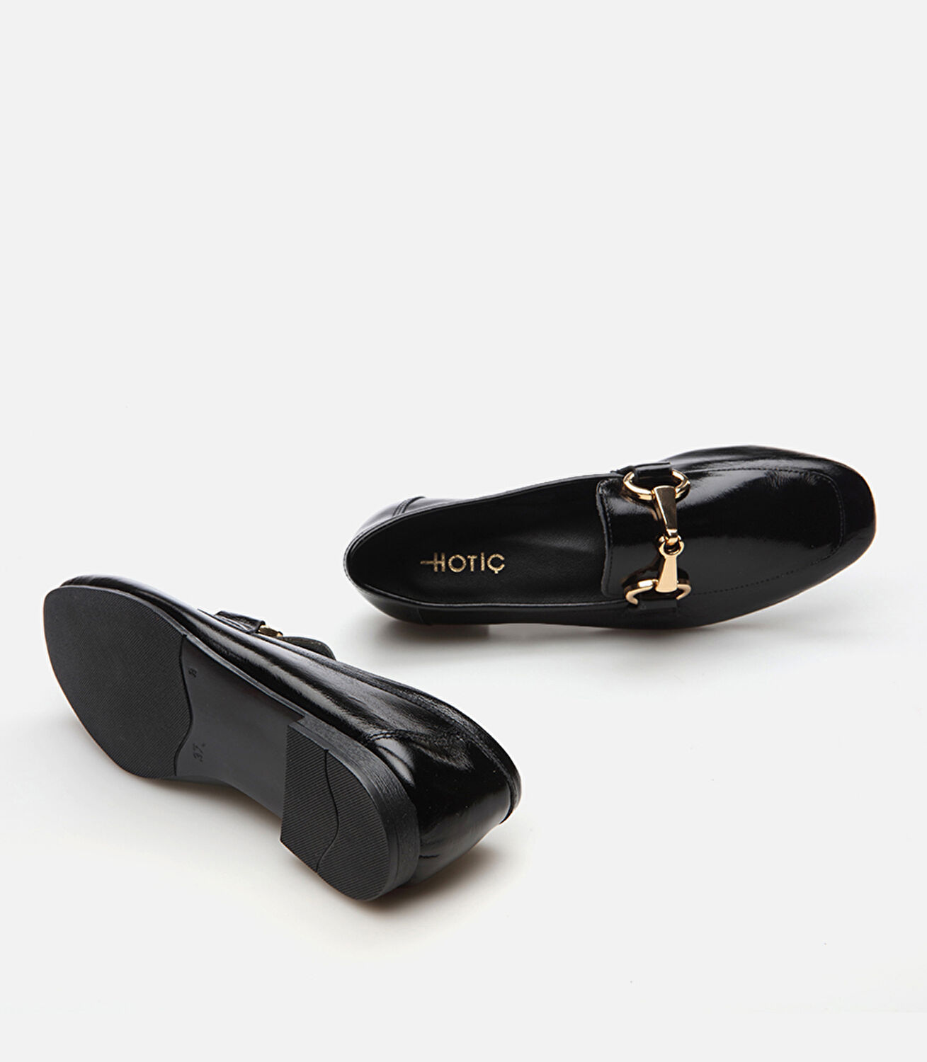 Kadın Deri Siyah Loafer