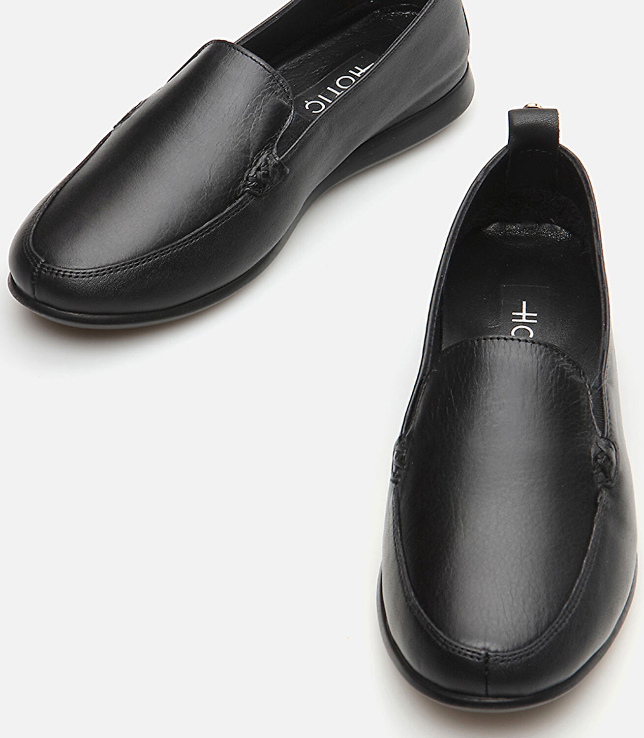 Kadın Deri Siyah Loafer