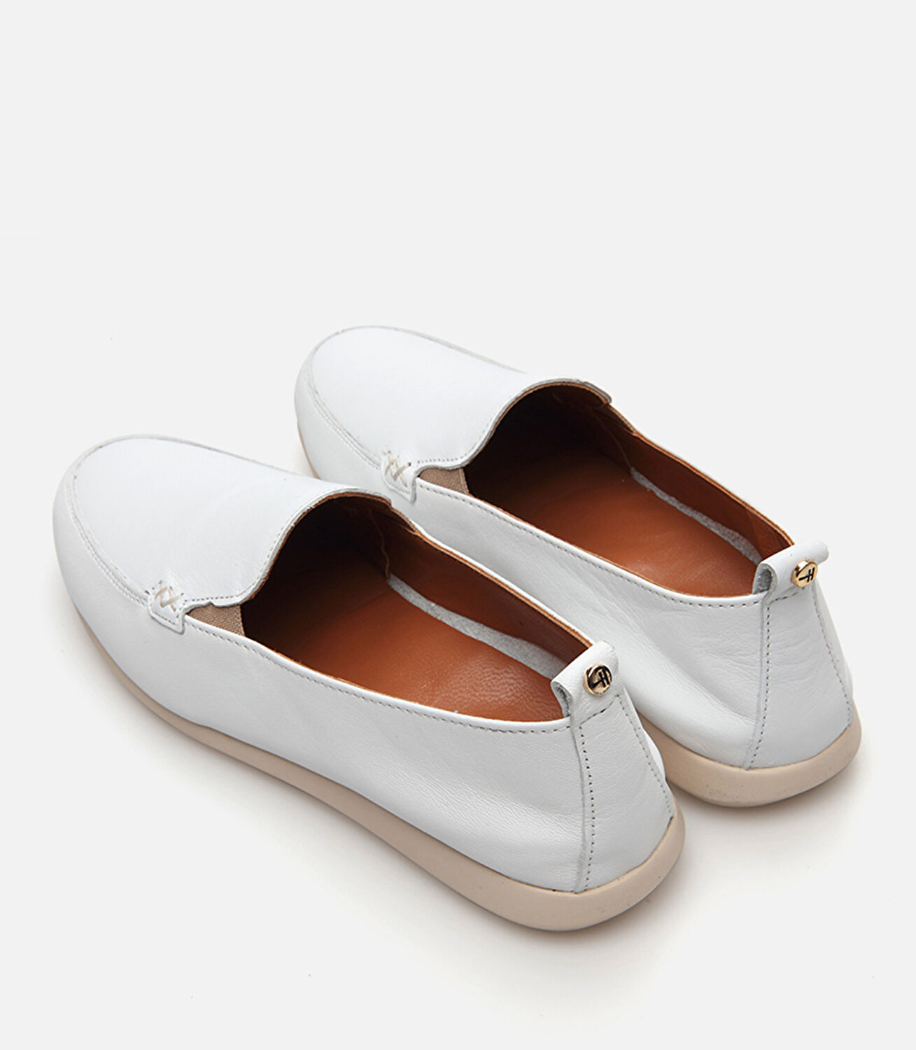 Kadın Deri Beyaz Loafer