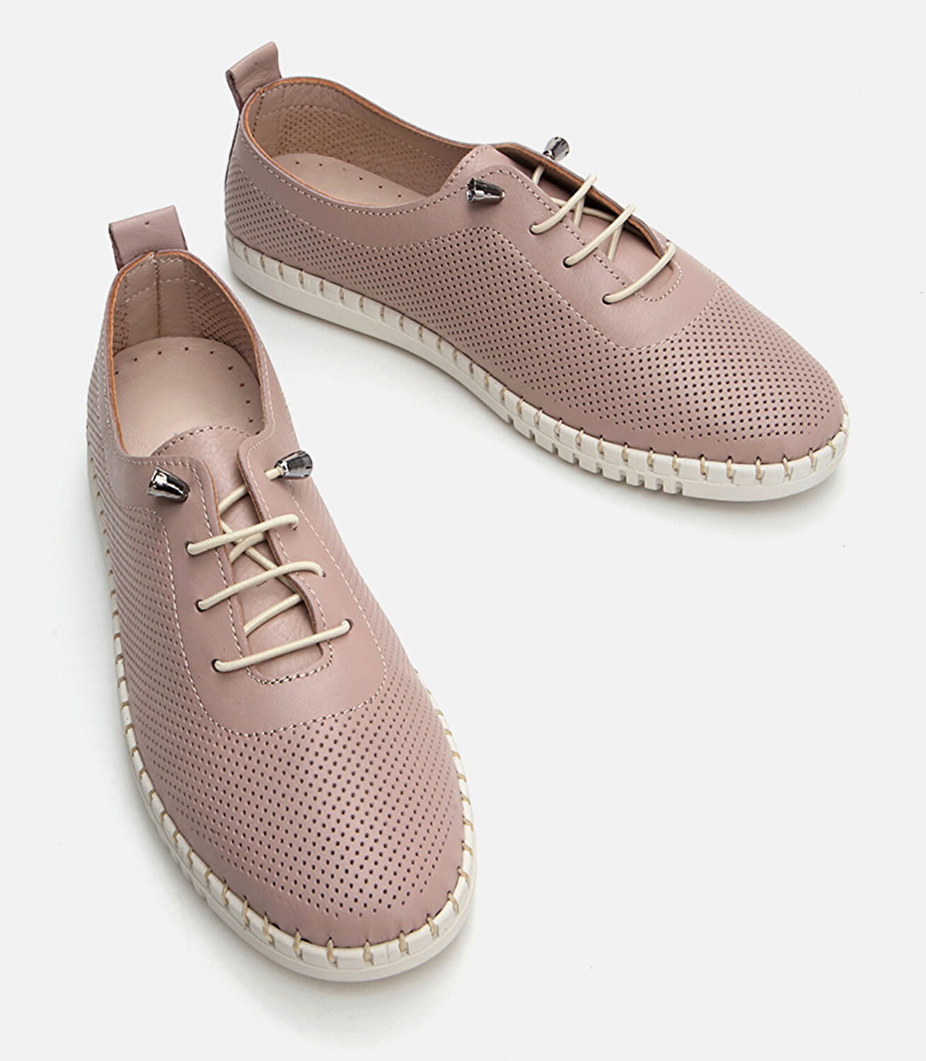 Kadın Deri Vizon Loafer