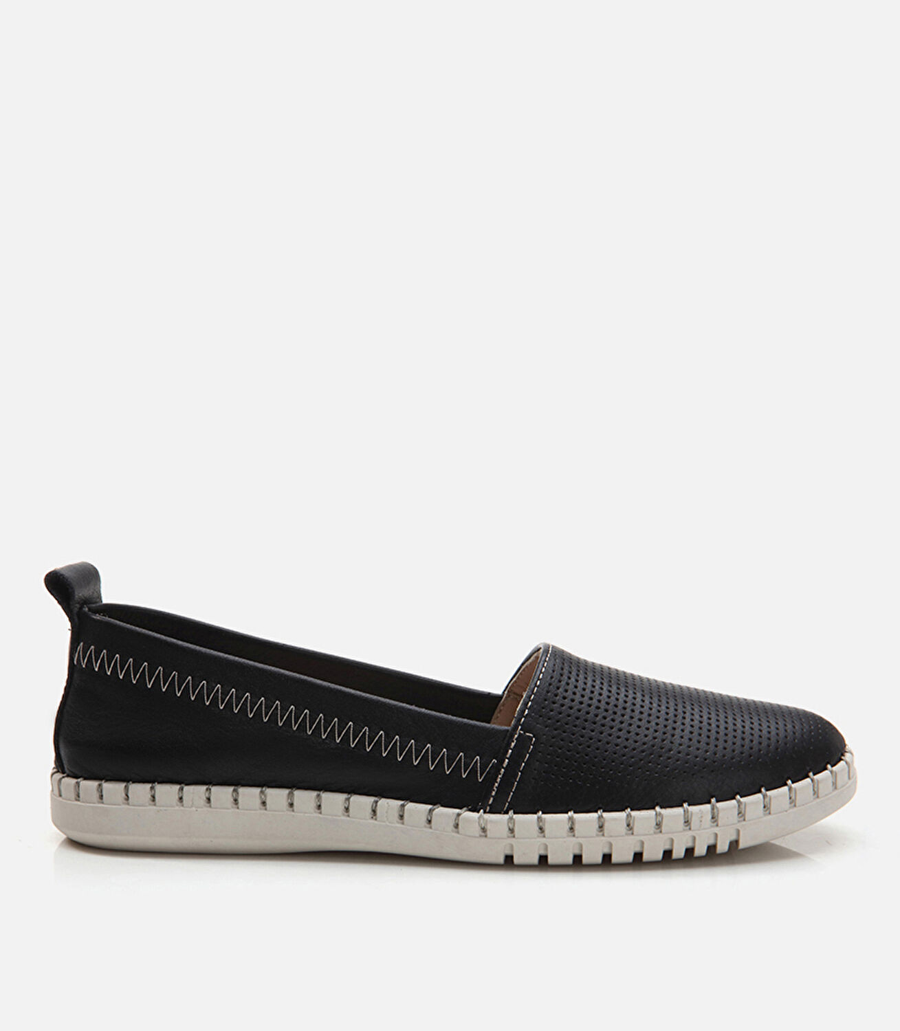 Kadın Deri Siyah Loafer