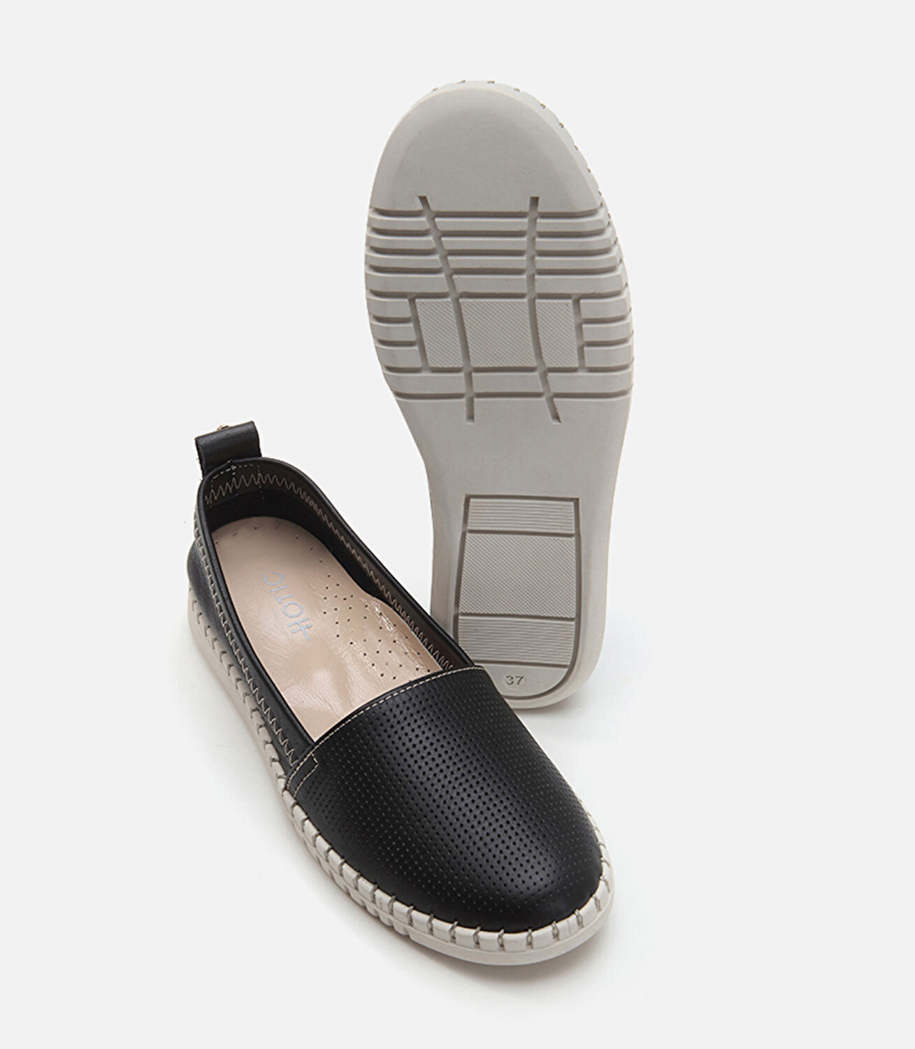 Kadın Deri Siyah Loafer