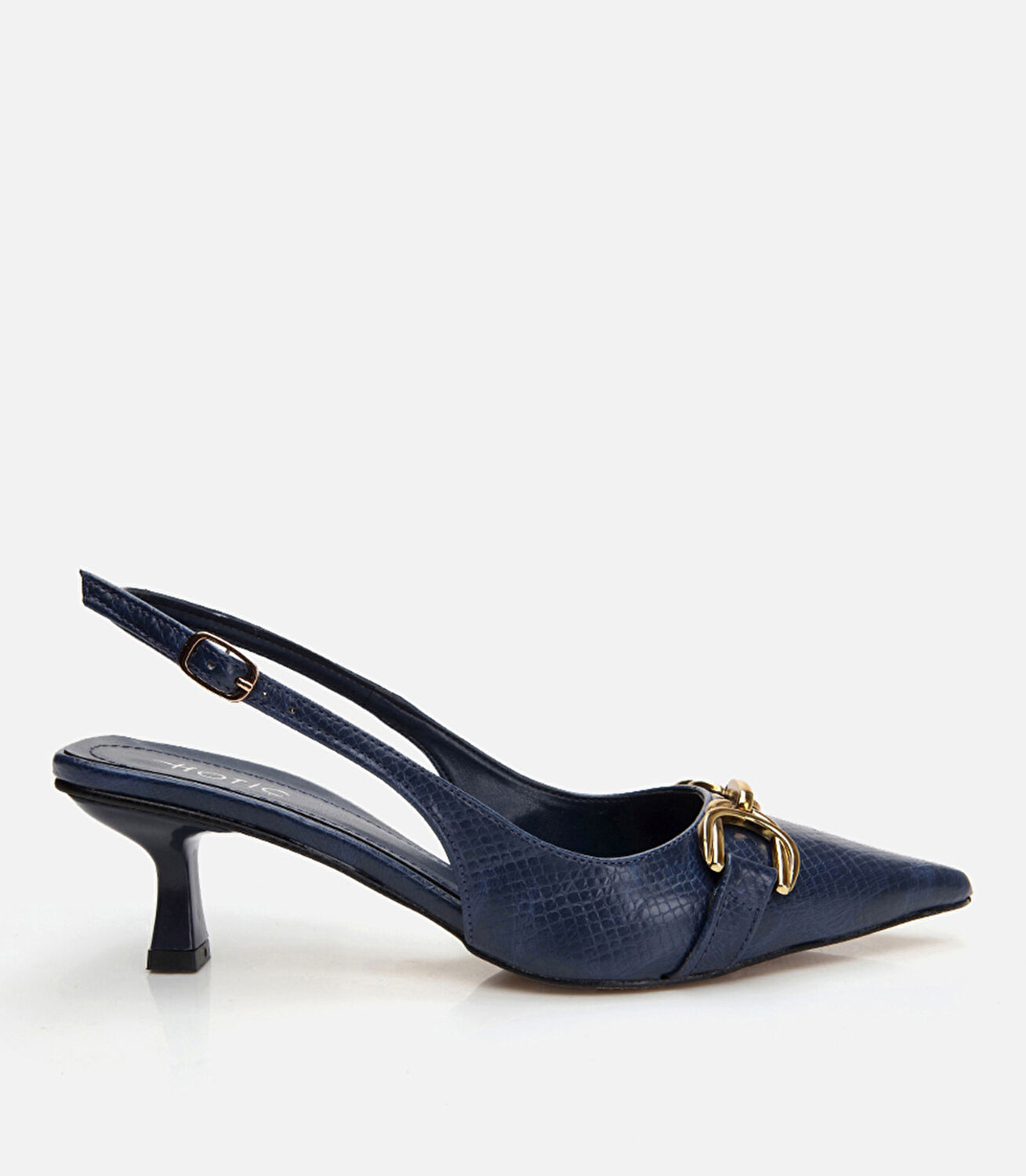 Kadın Lacivert  İnce Topuklu Stiletto