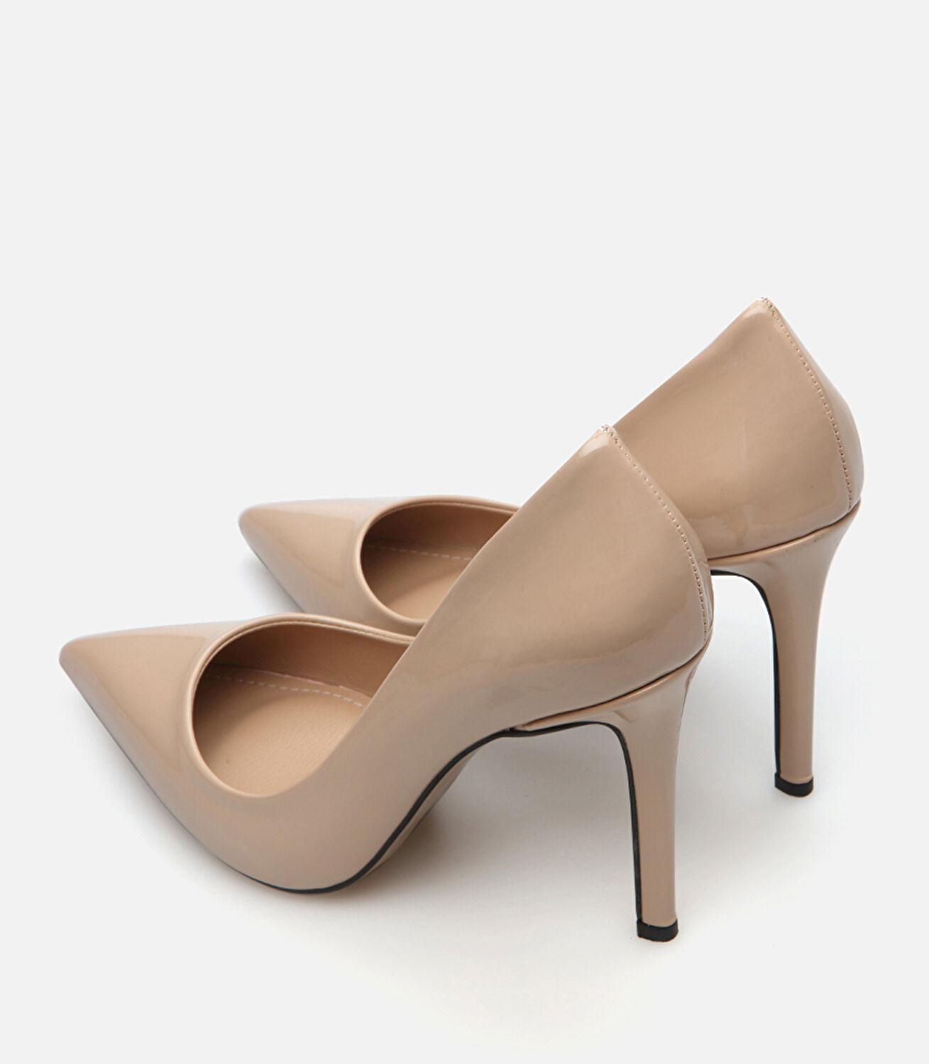 Kadın Bej İnce Topuklu Stiletto